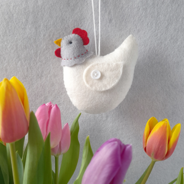Mini Hen Decoration